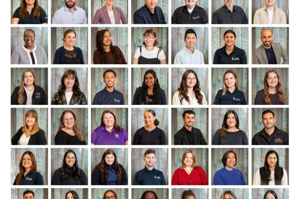 Employees Receiving Professional Headshots.